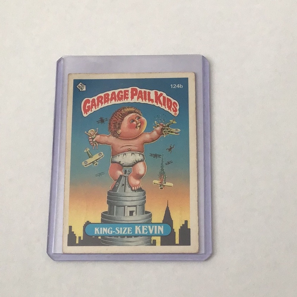 Garbage Pail Kids Trading Card KING - Size KEVIN 124 b